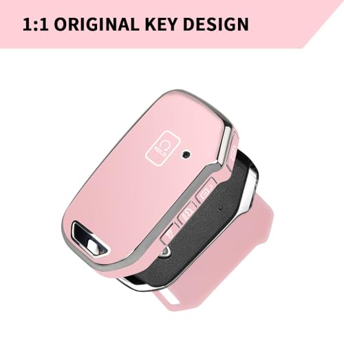 QBUC for Kia Key Fob Cover with Keychain,Car Key Case Shell Protection Fit for Kia K5 Forte Sportage Soul Seltos Telluride Sorento - Image 5