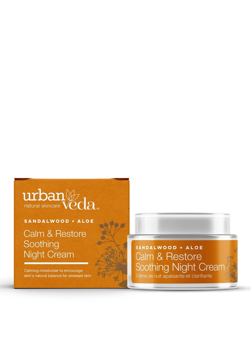 urban Veda Urban Veda Soothing Aloe Vera Clarifying Night Cream Calm & Restore 50ml