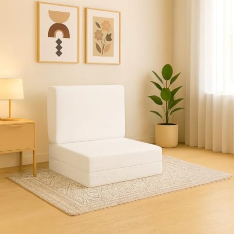 3 Fold Folding Mattress 180 x 90 x 11 cm Portable Floor Foam Mattress Made in UAE, Foldable Guest Bed with Washable Cover for Travel, Camping, and Adults - Image 3