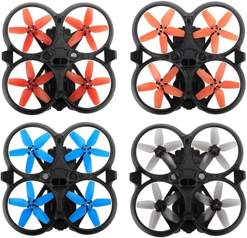 Xmipbs 4PCS Avata Drone Propellers 2925S Quick Release Propeller Props Compatible with DJI Avata Quadcopter Orange - Image 4