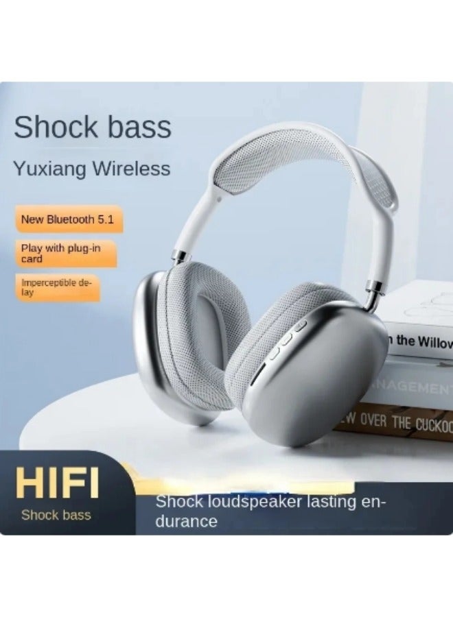 general Wireless Bluetooth Headset with Microphone Noise Cancelling Headphones Stereo Sound Sports Gaming TF Compatible - Image 2