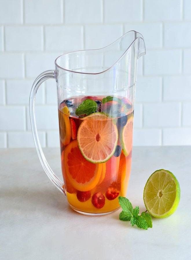 Youngever 75 Ounce Plastic Pitcher, Large Clear Water Jug - Image 4