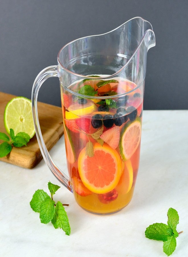 Youngever 75 Ounce Plastic Pitcher, Large Clear Water Jug - Image 3