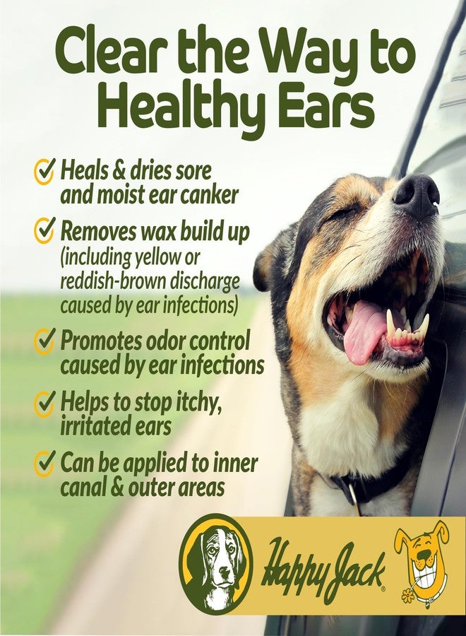 HAPPY JACK Ear Canker Powder (0.5 oz) Dog Ear Powder for Infections, Made in USA, Helps Allergies, Polyps, Overproduction of Wax - Image 2