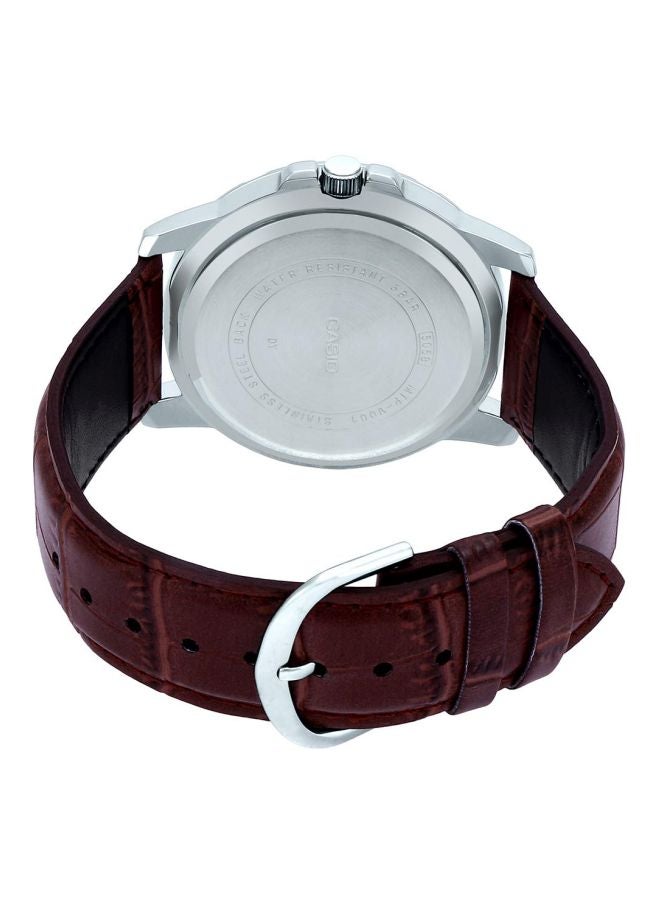 CASIO Men Enticer Water Resistant Analog Watch MTP-VD01L-1BVUDF - 49 mm - Brown - Image 2