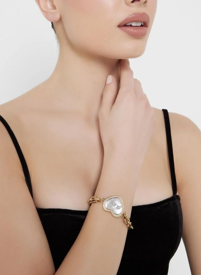 GUESS Big Hollow Heart Bracelet