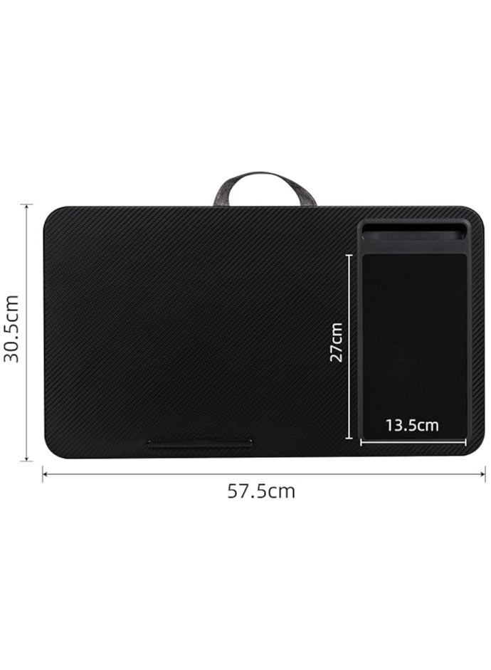 Green Tiger Home Office Lap Desk with Device Ledge, Mouse Pad, and Phone Holder Fits up to 15.6 Inch Laptops, Black Carbon - Image 2