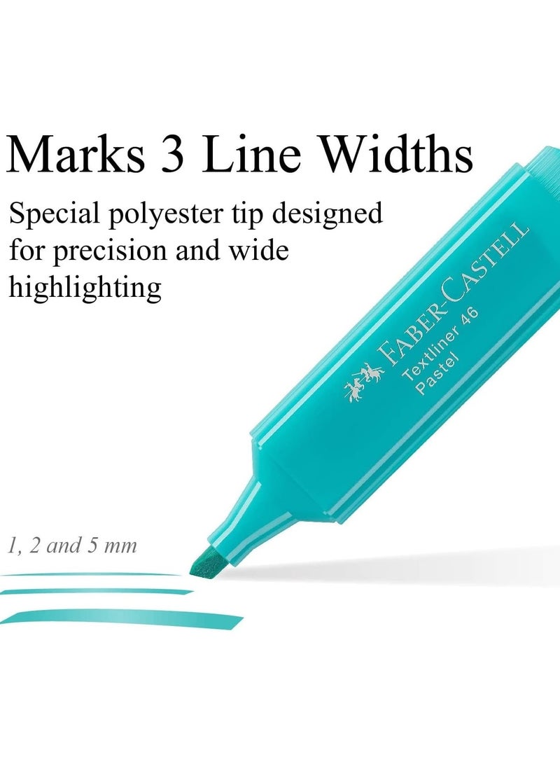 FABER-CASTELL مجموعة أقلام تحديد بألوان الباستيل مكونة من 8 قطع - Image 2