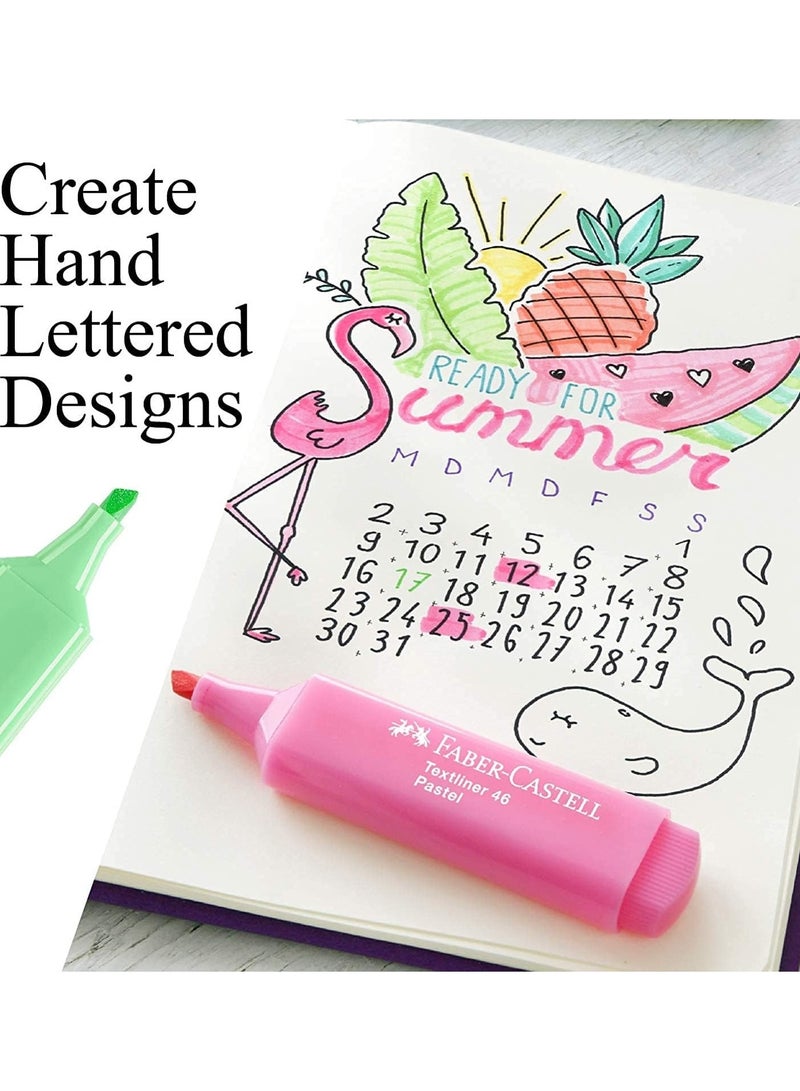 FABER-CASTELL مجموعة أقلام تحديد بألوان الباستيل مكونة من 8 قطع - Image 4