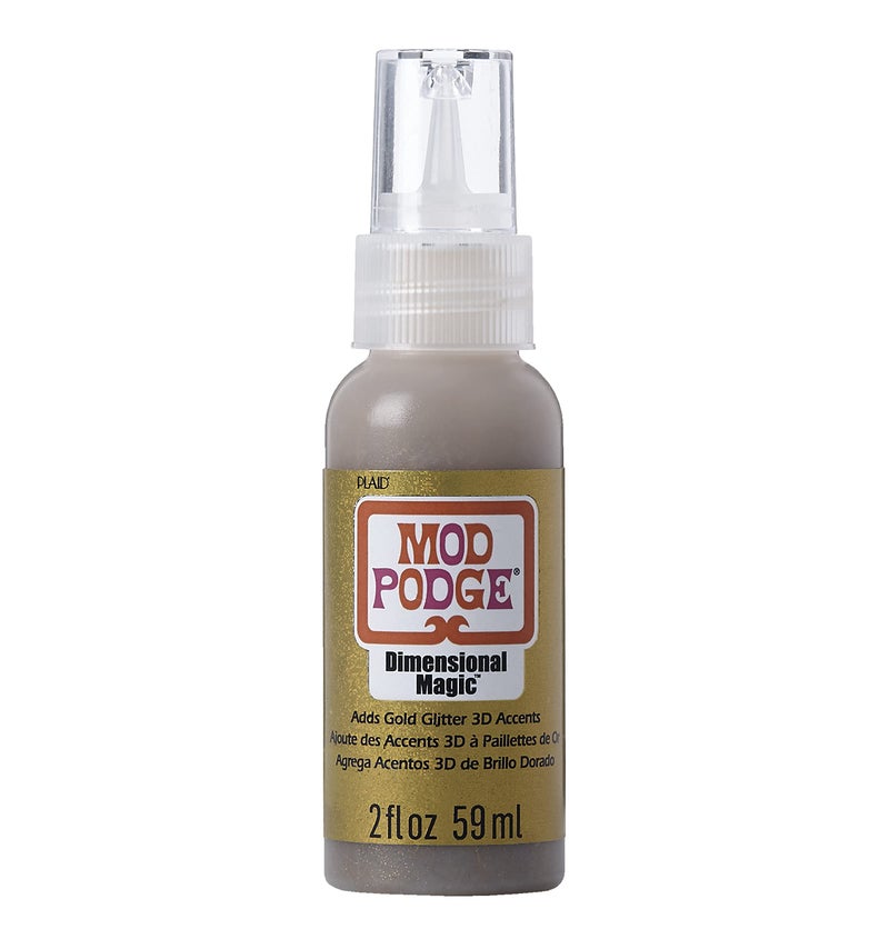 Mod Podge Mod Podge Glitter Dimensional Magic 2 oz Gold 