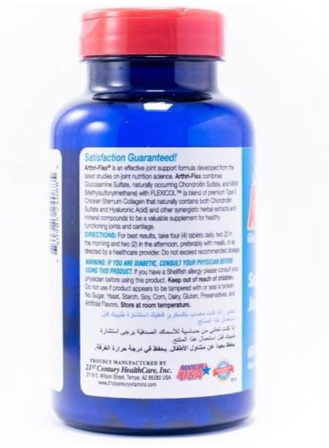 21st Century Arthri-Flex Advantage Supports Joint Health 60 Tablets - Image 3