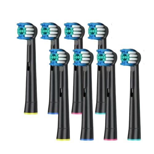 TecoKart® Electric Toothbrush Heads Compatible Replacement – 8 Pcs Electric Brush Head for Oral B Electric Brush, Soft Bristles Electric Brush Head for Deep Plaque Removal - Image 1