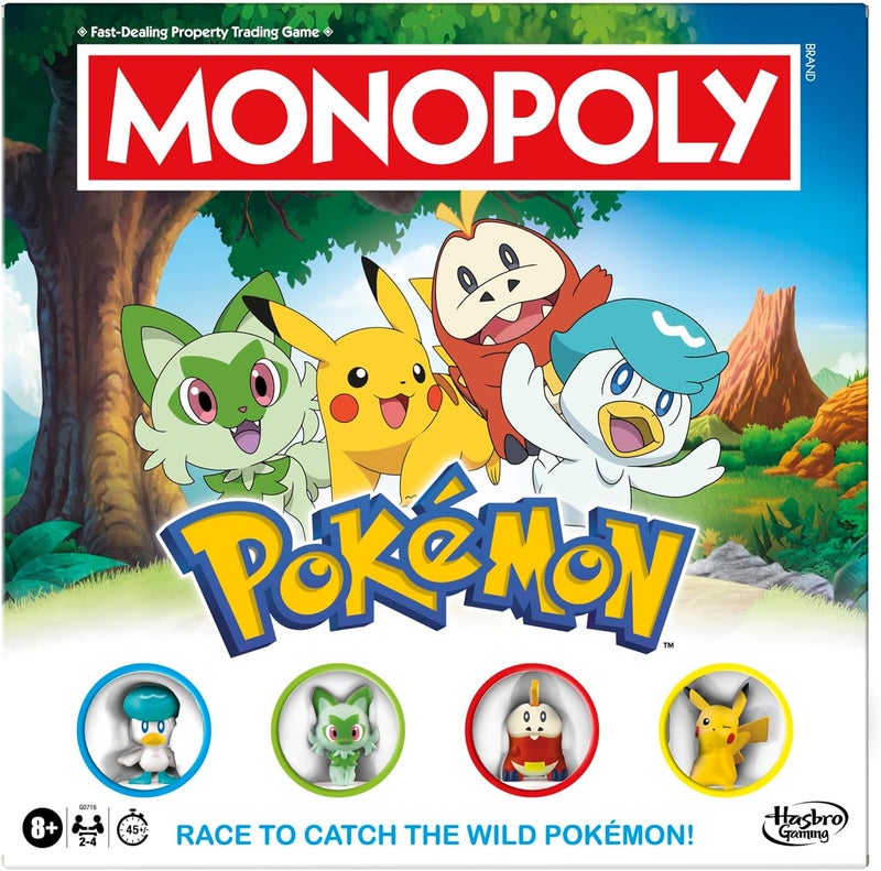 Monopoly Pokémon Edition Board Game - English Version - Image 1