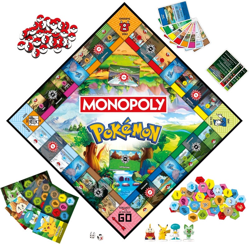 Monopoly Pokémon Edition Board Game - English Version - Image 3