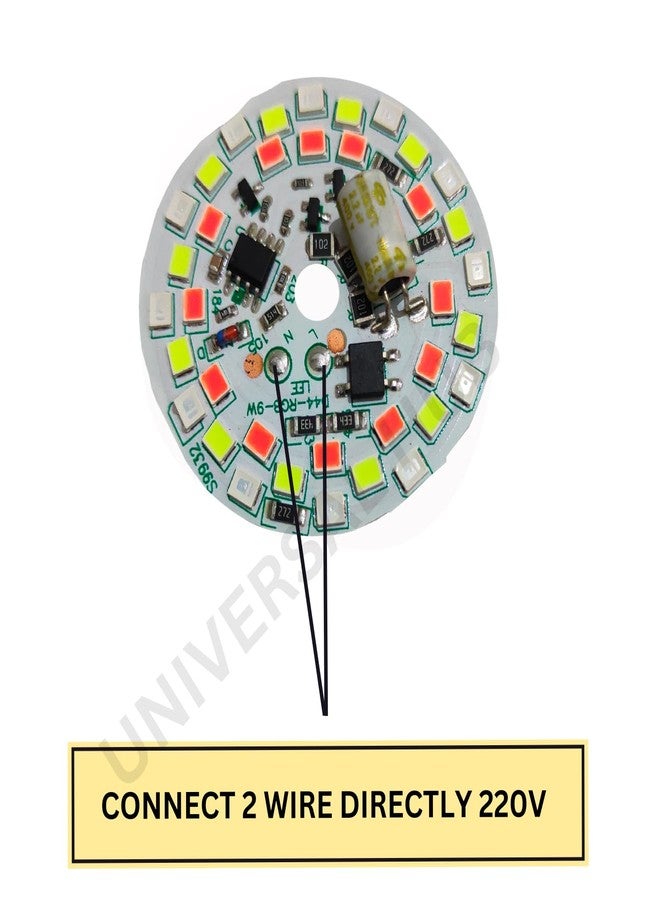 UNIVERSAL HUB 9W Multicolor Dob 5Pcs High Brightness Led Light For Bedroom,Kitchen,Bathroom Etc, B22D - Image 4