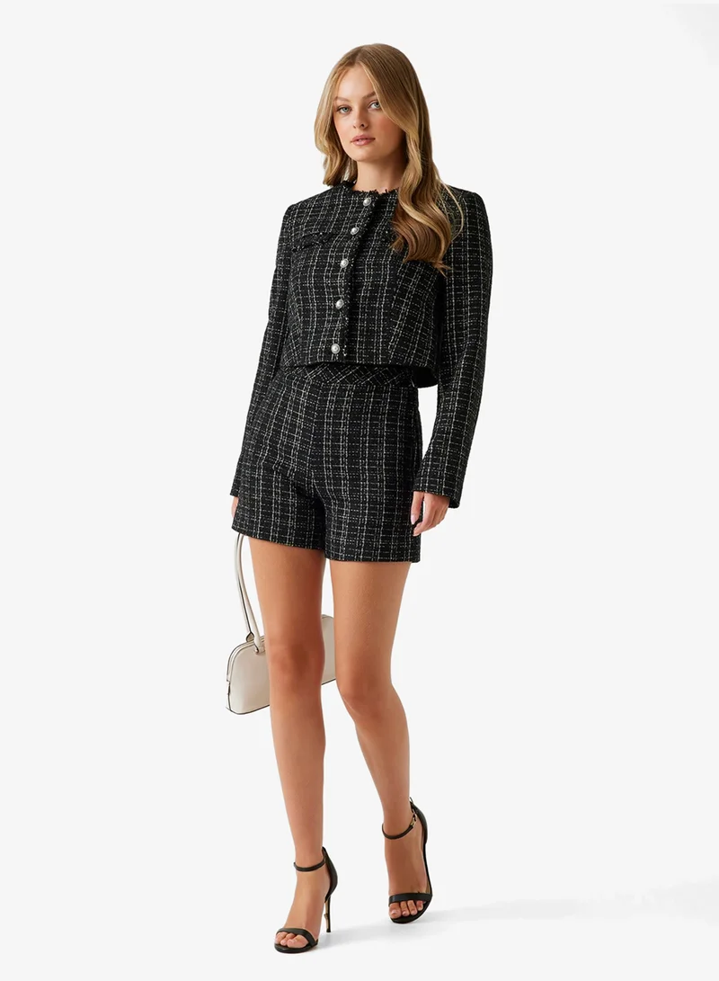 GUESS  Sandra Tweed Short for Women | Best Price UAE