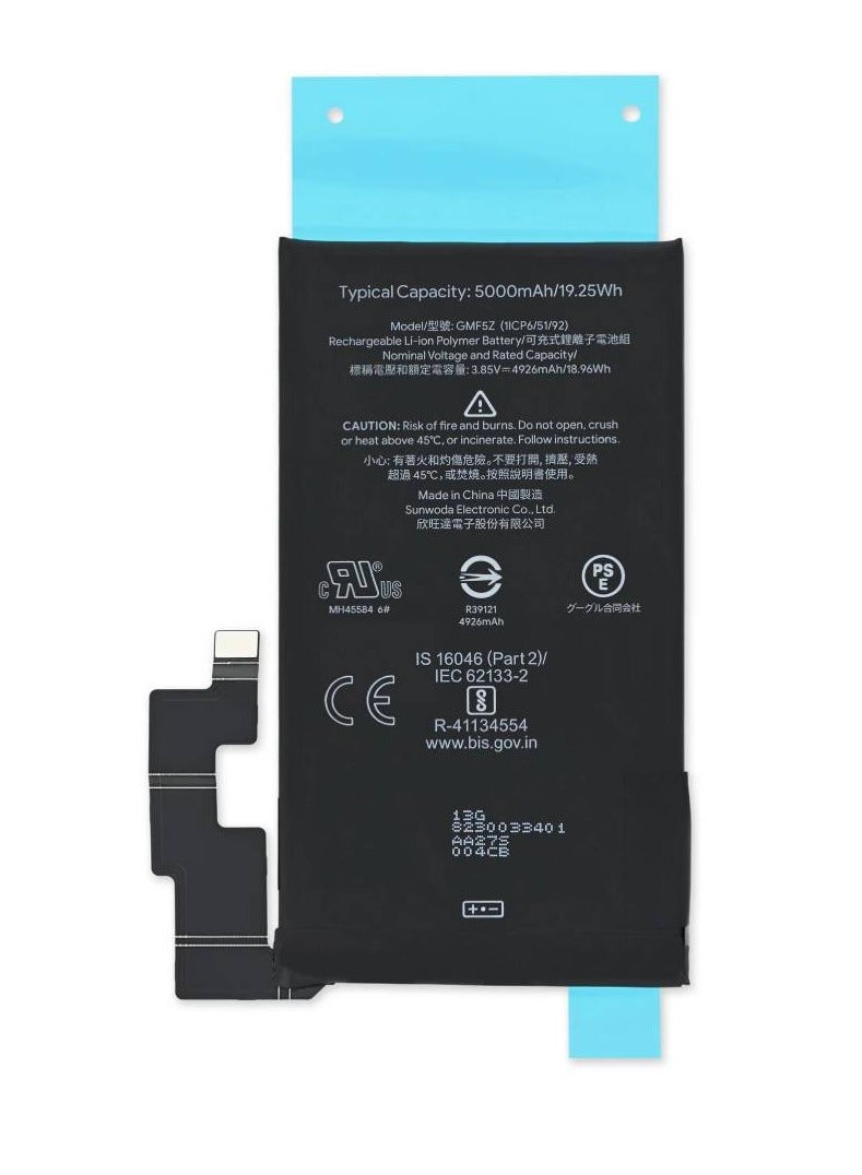 GENNEXT Original High Quality Replacement battery For Google Pixel 7 Pro Black - Image 1