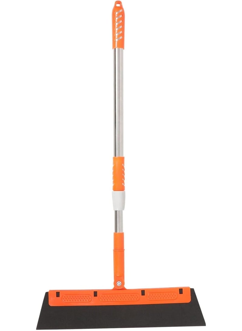 SOLARAE Window Squeegee Cleaning Tool Squeegee Cleaner Glass Door Cleaner with Long Handle Floor Squeegee Scrubber for Windows Glass Car Windshield - Image 1