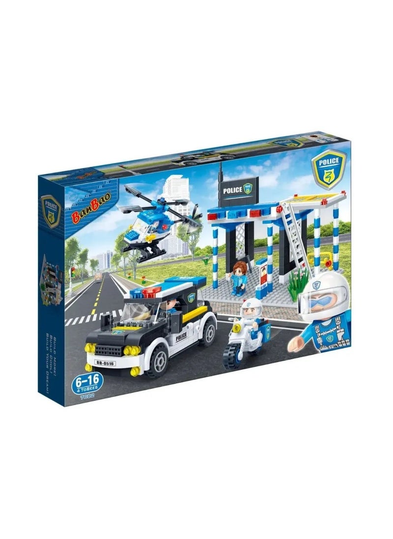 BanBao Banbao – Police Garage 522 Pieces – 7002  - Image 1