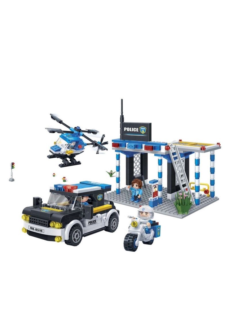 BanBao Banbao – Police Garage 522 Pieces – 7002  - Image 2