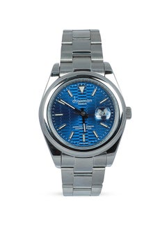 Chairman GENEVE Men's Stainless Steel Wrist Watch with Dark Blue Dial with Date  - Image 1