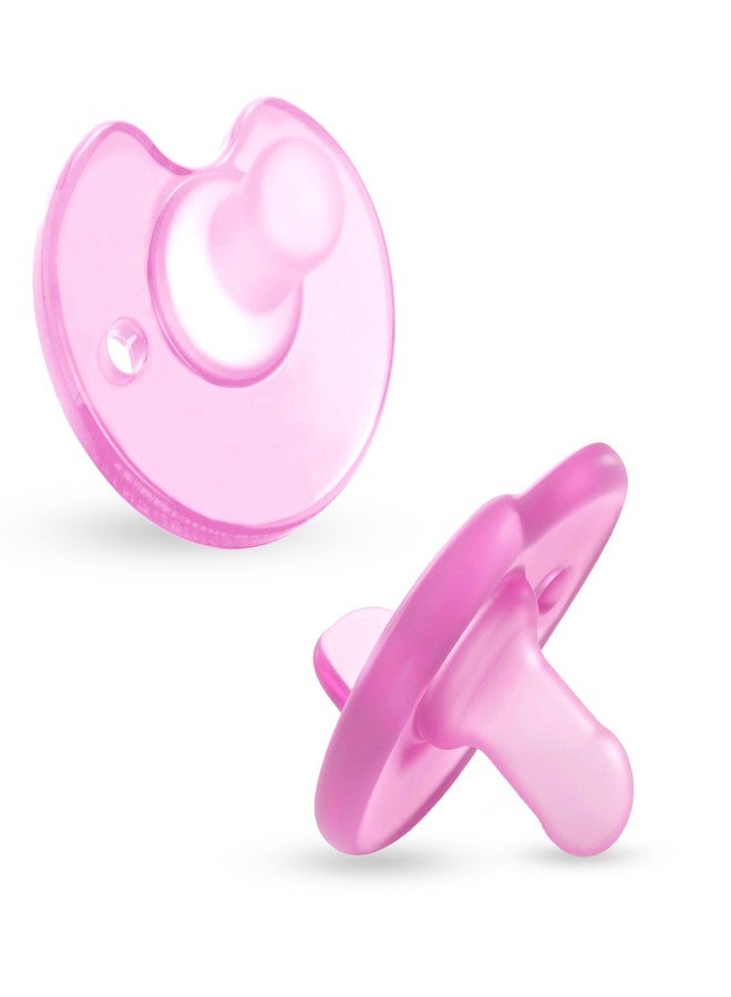 1st Step Silicone Pacifier for Babies (Pack of 1, Pink) - Image 1