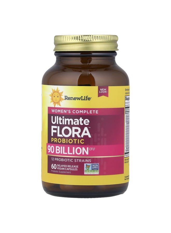 RENEW LIFE Ultimate Flora Women's Care Probiotic 90 Billion, 60 CT - Image 3