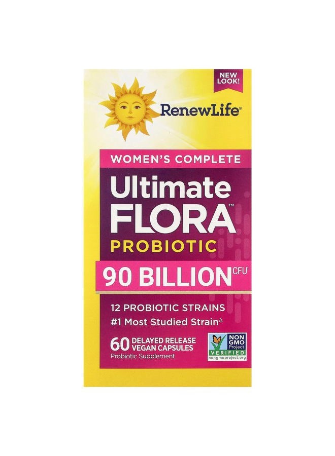 RENEW LIFE Ultimate Flora Women's Care Probiotic 90 Billion, 60 CT - Image 1