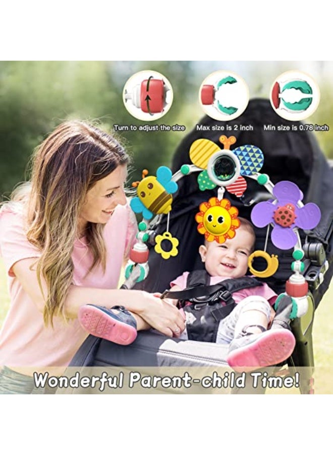 Inners Kids Play Arch, Activity Arch Toy, Packable Play Bed, Mobile Bed, Baby Boy and Girl Bed Toys (Yellow), ABS - Image 3