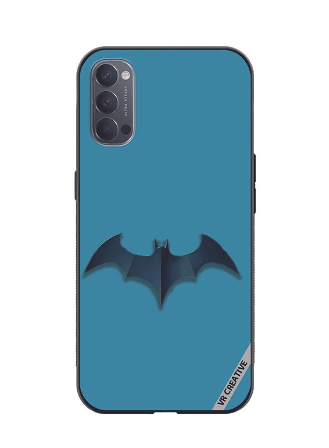 VR CREATIVE Protective Case Cover For Oppo Reno4 Pro 5G Bat Design Multicolour - Image 1