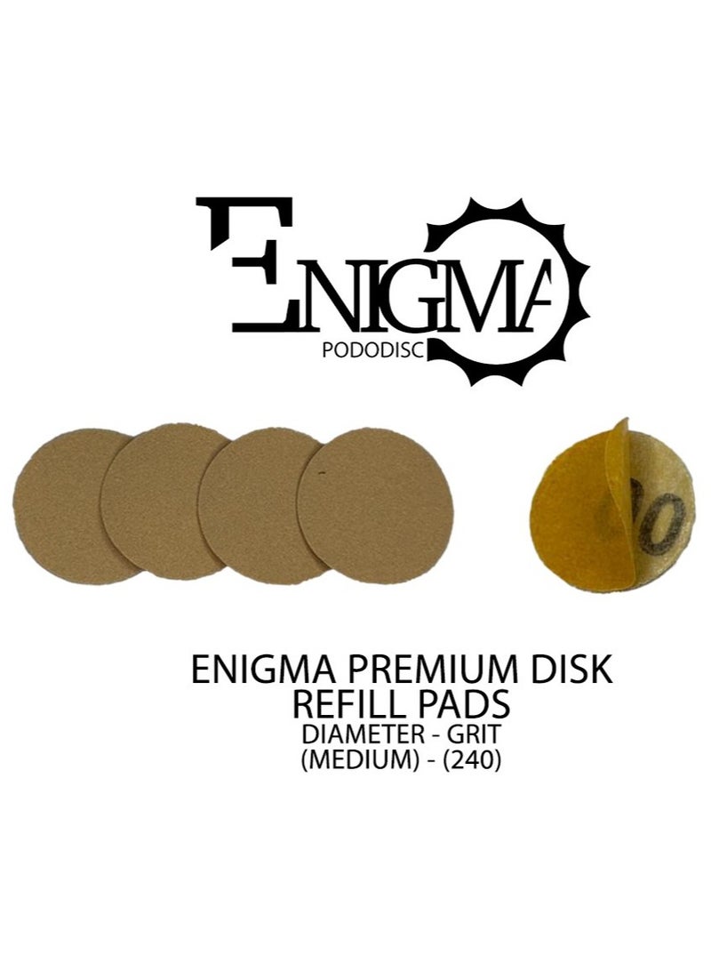 ENIGMA PREMIUM DISK REFILL PADS D20 M 240 GRIT (100PCS)