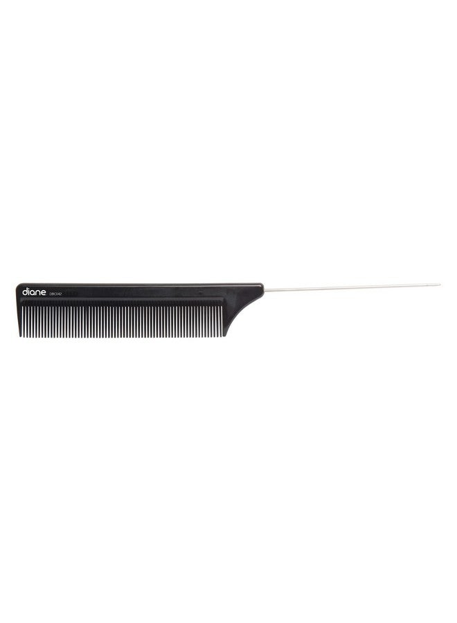 Diane Iane Ionic Ddbc042Bc042 Antistatic Pin Tail Comb Black 12 Count - Image 1