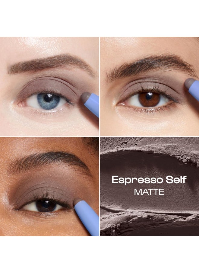 ALLEYOOP ALLEYOOP 11th Hour Cream Eye Shadow Sticks - Espresso Self (Matte) - Award-winning Eyeshadow Stick - Smudge-Proof and Crease Proof for Over 11 Hours - Easy-To-Apply and Compact for Travel, 0.05 Oz  - Image 3