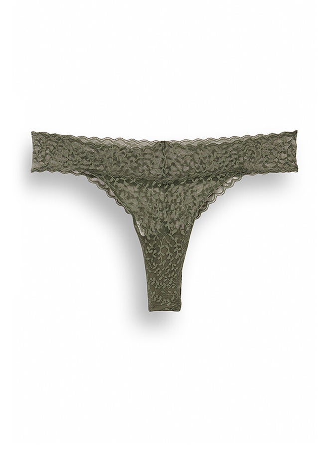 women'secret Embroidered Thong  - Image 1