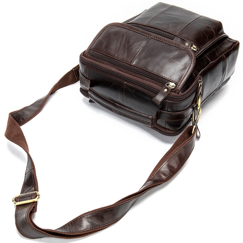 Marant Genuine Leather Men'S Shoulder Bag Cowhide Casual Handbag Crazy Horse Leather Retro Men'S Bag Crossbody Bag - Image 5
