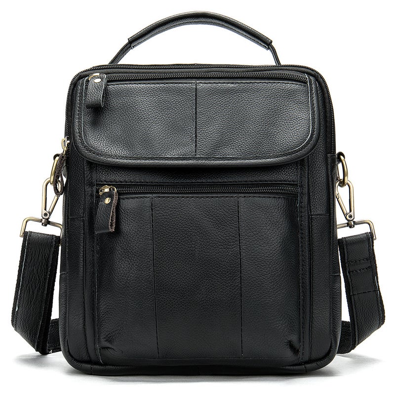 Marant Genuine Leather Men'S Shoulder Bag Cowhide Casual Handbag Crazy Horse Leather Retro Men'S Bag Crossbody Bag - Image 1