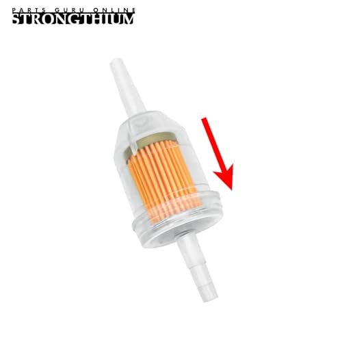 Strongthium 1/4" 5/16" Inline Fuel Filters with Magnet for Briggs & Stratton John Deere Kawasaki Kohler Lawn Mowers Small Tractors Garden Tillers Go Garts & Clamps x20 - Image 4