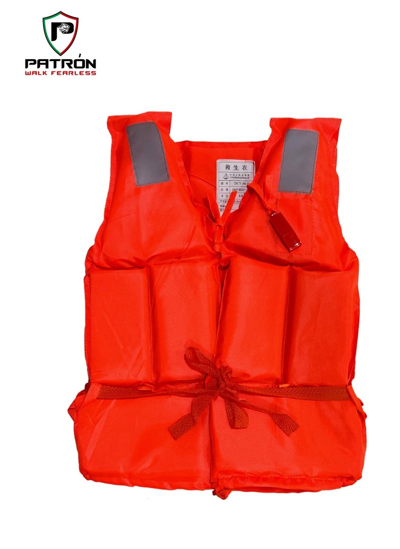 Patron Patron Heavy Duty Swimming Life Jacket Without Zipper 