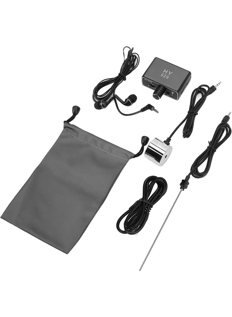 HURRISE Water Pipe Leakage Detector Kit Rechargeable Sound Amplifier with Adjustable Volume Dual Probe Design for Construction Site Car Maintenance US Plug  - Image 2