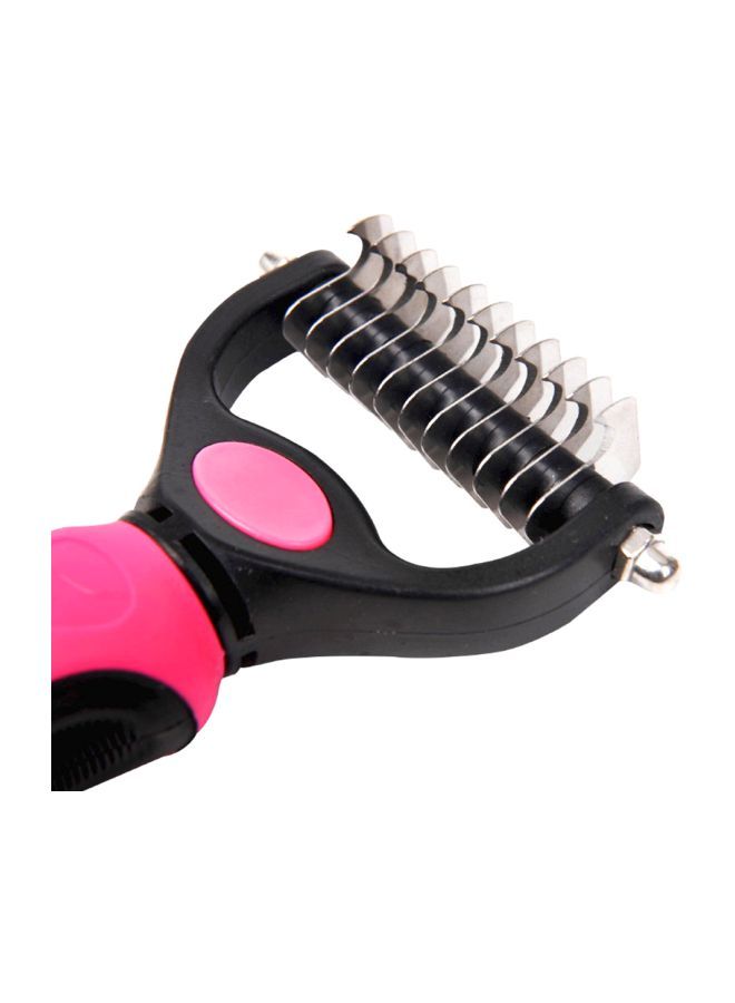 NIBEMINENT Pet Grooming Tool Undercoat Rake Pink - Image 2