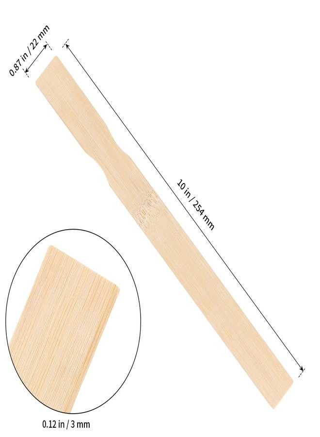 SHEUTSAN 300 PCS 10 Inch Wooden Paint Sticks, Paint Stir Sticks, Paint Mixing Stick Paddles for Crafts - Image 2