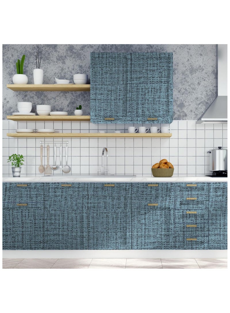 Anna Waterproof Moisture-Proof Self-Adhesive Linen Fabric Wallpaper for Home and Hotel Bathrooms - Image 5