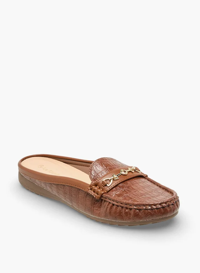 لو كونفورت half Shoes in Croco matchback