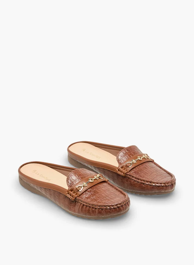 لو كونفورت half Shoes in Croco matchback