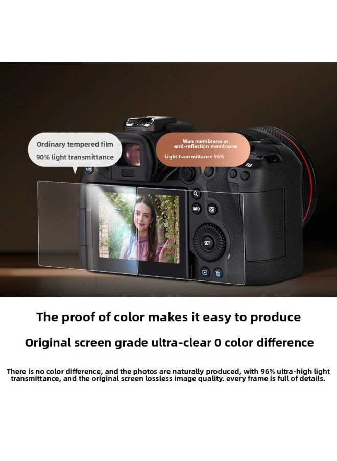 Generic Canon Camera AR Film Screen Film R50 R62 G7x2 M50 R72 SLR Camera Anti-reflective Film Applicable-Color:Canon M10/100d/kiss X7 (anti-reflective★Ar Anti-reflection Film)  - Image 3