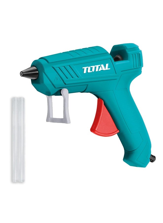 توتال مسدس غراء ساخن TOTAL TT101116-8 بقوة 20 واط (بحد أقصى 100 واط) مع عصي غراء 2×11 مم، مسدس لاصق سريع التسخين مزود بحامل للحرف اليدوية، وإصلاحات المنزل والمكتب، والخشب، والبلاستيك، والمعادن، والأقمشة، والنجارة - Image 3