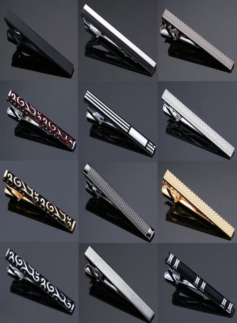 Fashion Business Men's Tie Clip Simple Electroplating Polishing Non-allergic Collar Clip Suit Tie Accessories - Image 2