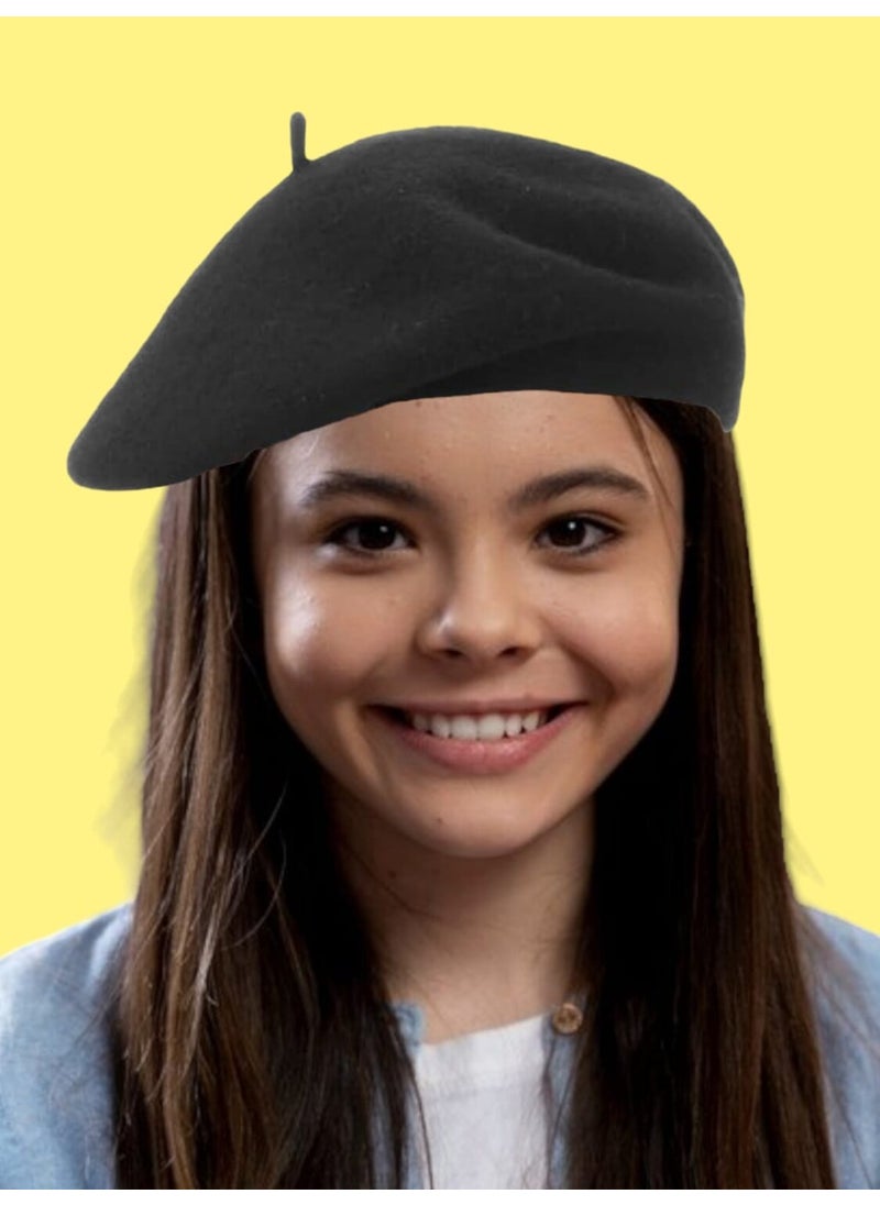 Trenderrs Children's French Painter Felt Beret 