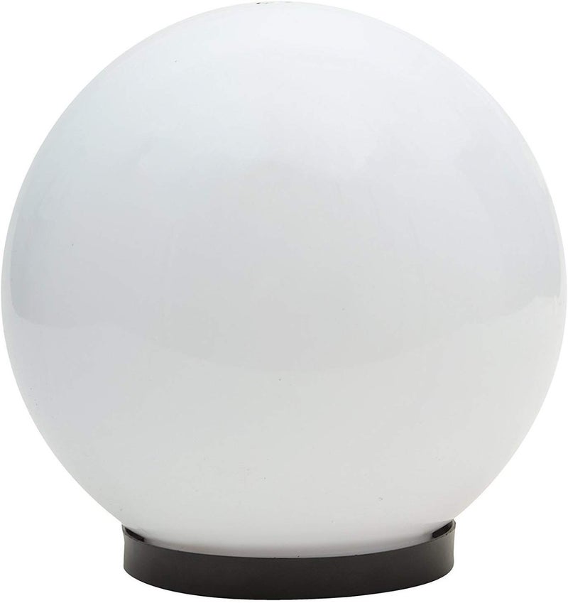 Homenique Unbreakable Polycarbonate IP54 Waterproof GatePathWallPillarGarden Light Bulkhead with White Color LED Bulb Milky 6 Inch White - Image 1