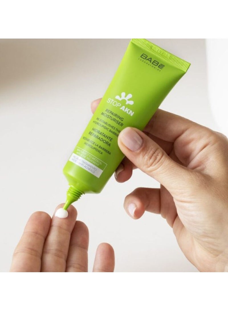 Babe Laboratorios Babé Stop AKN Repairing Moisturiser Re-Establishes the Hydrolytic Barrier 50ml - Image 2